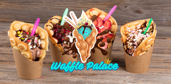 Waffle Palace - Charte graphique, site web et campagne de lancement