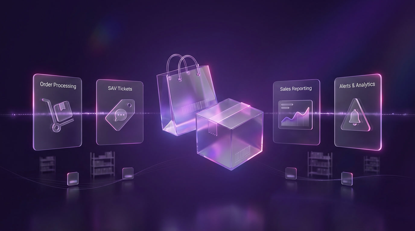 Commerce - Automatisation commandes SAV