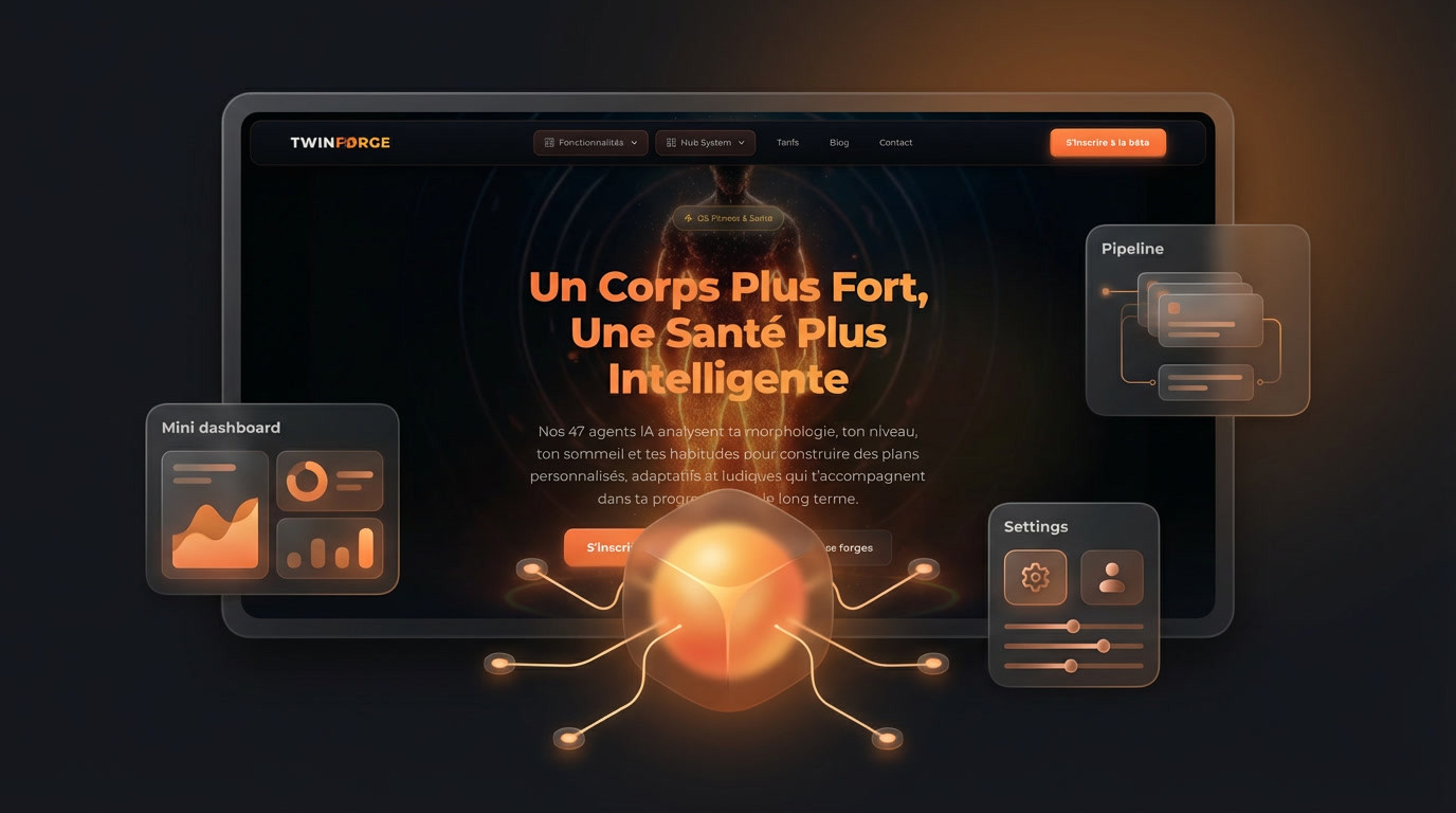 TwinForge - Plateforme multi-agents IA