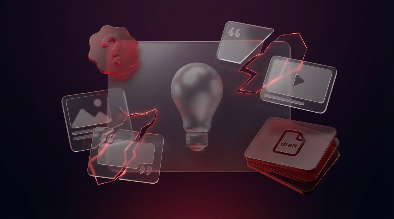 Manque d'idées créatives